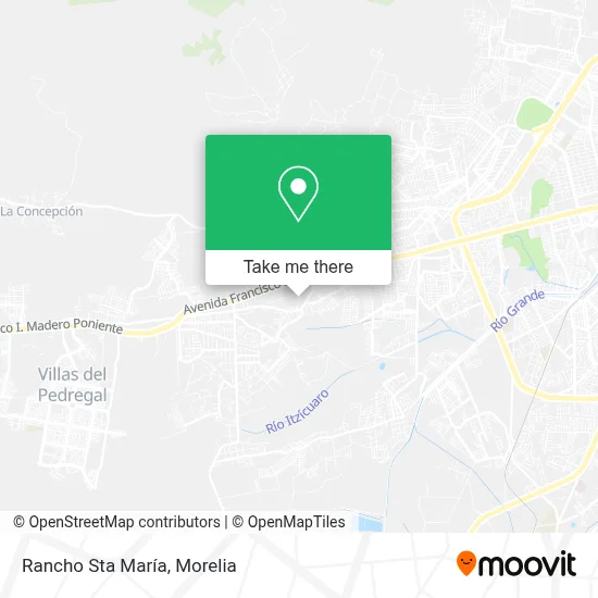 Rancho Sta María map
