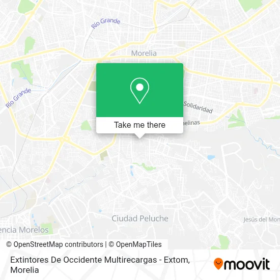 Extintores De Occidente Multirecargas - Extom map