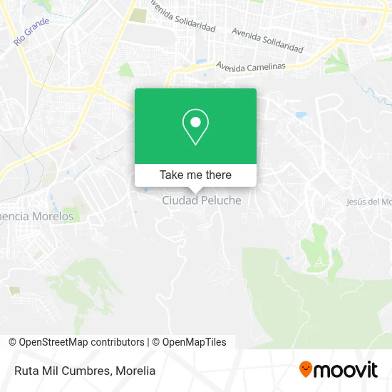 Ruta Mil Cumbres map