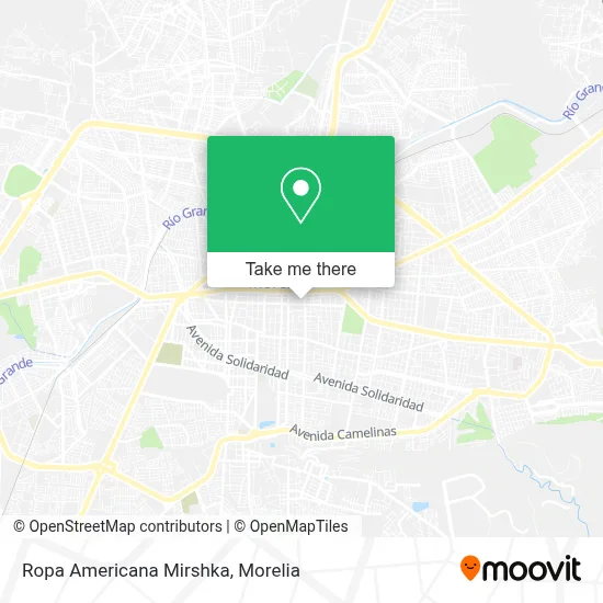 Ropa Americana Mirshka map