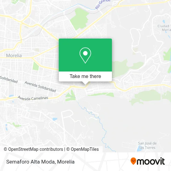 Semaforo Alta Moda map