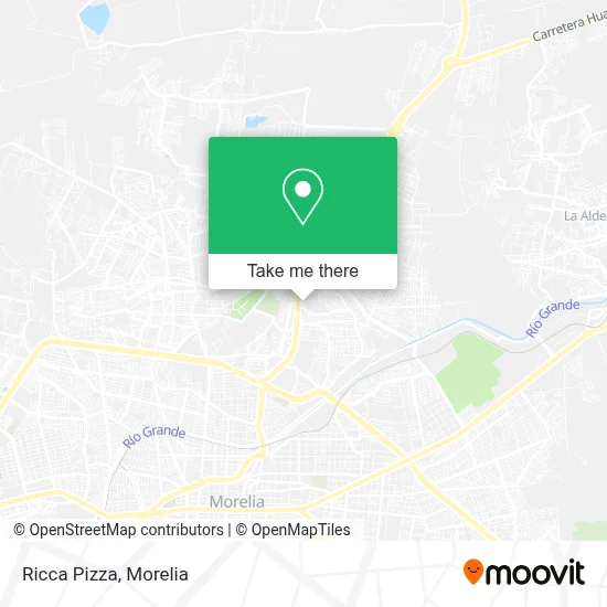 Ricca Pizza map