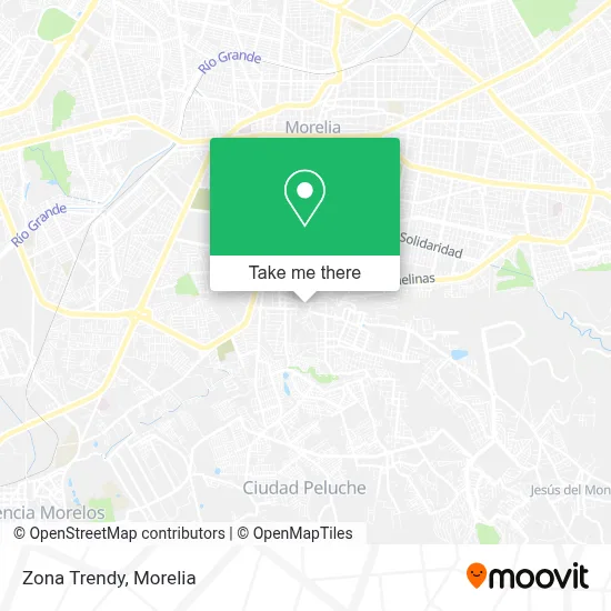 Zona Trendy map