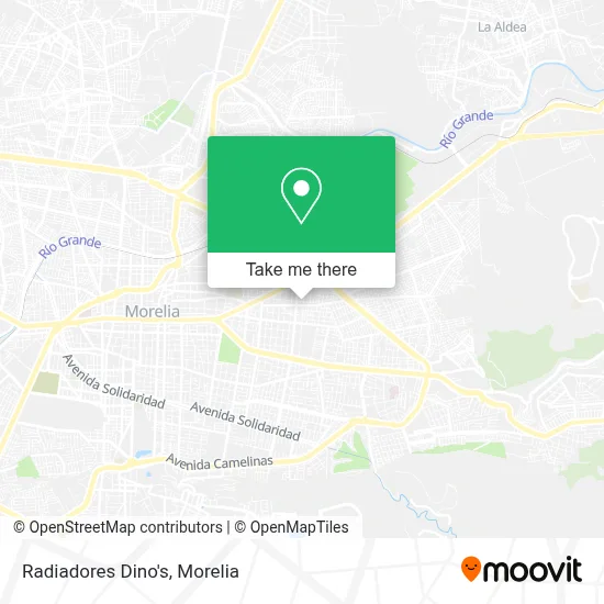 Radiadores Dino's map