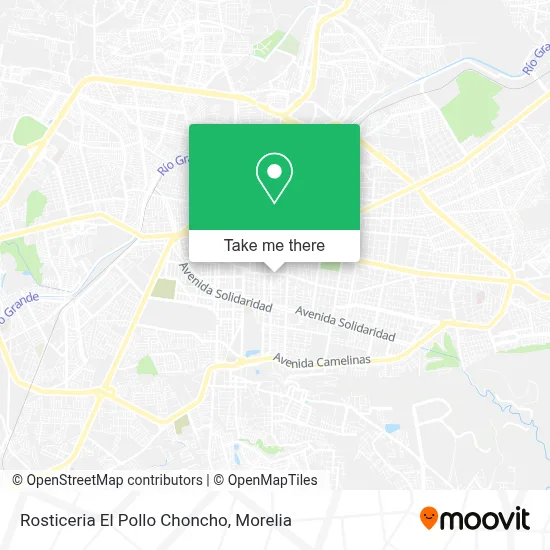 Rosticeria El Pollo Choncho map