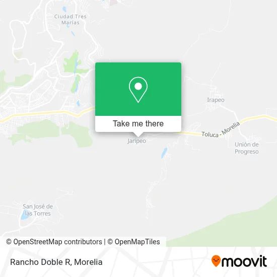 Rancho Doble R map