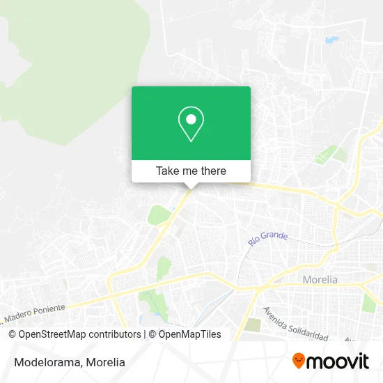 Modelorama map
