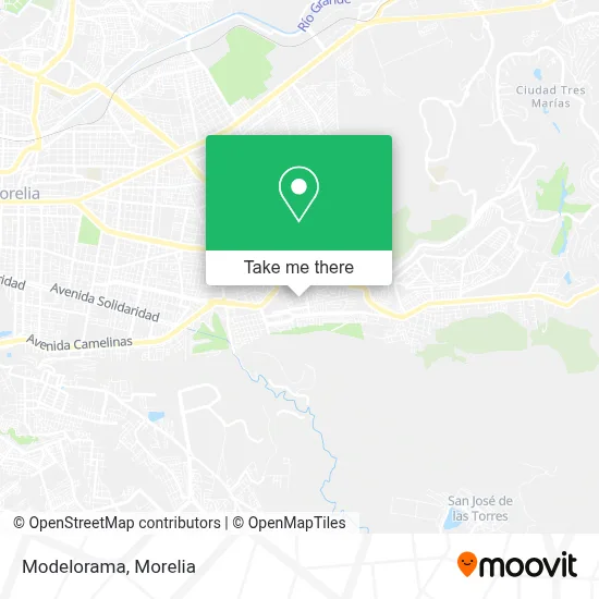 Modelorama map