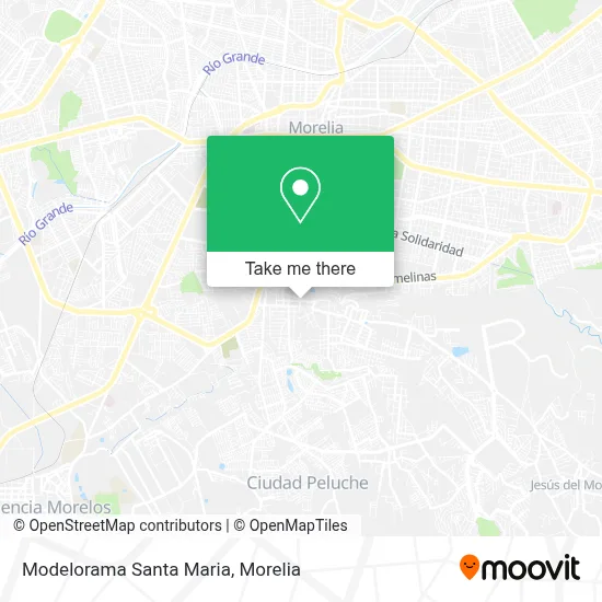 Modelorama Santa Maria map