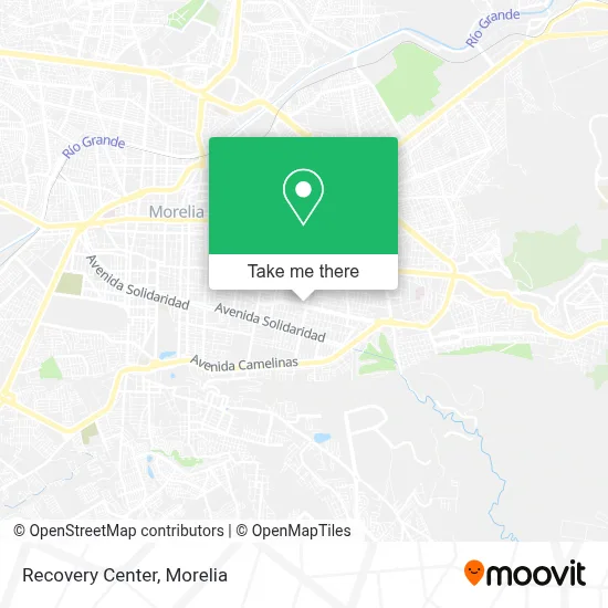 Recovery Center map