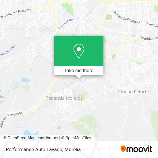 Performance Auto Lavado map