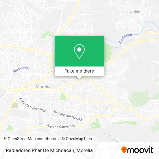 Radiadores Phar De Michoacán map
