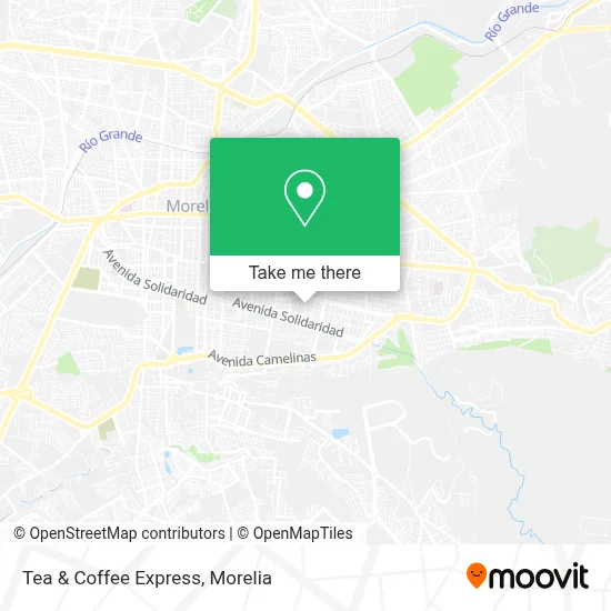 Tea & Coffee Express map