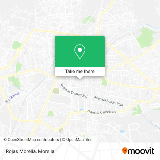 Rojas Morelia map