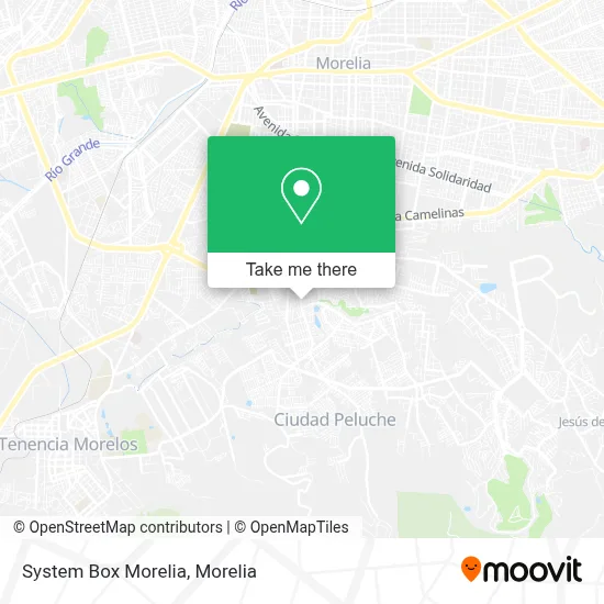 System Box Morelia map