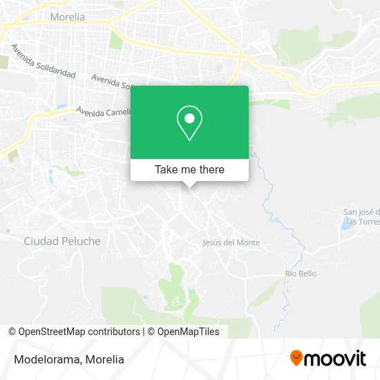 Modelorama map