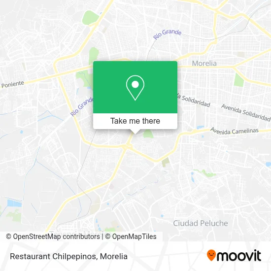 Restaurant Chilpepinos map