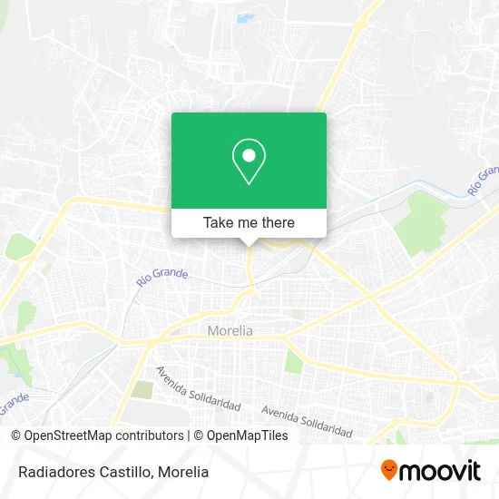Radiadores Castillo map
