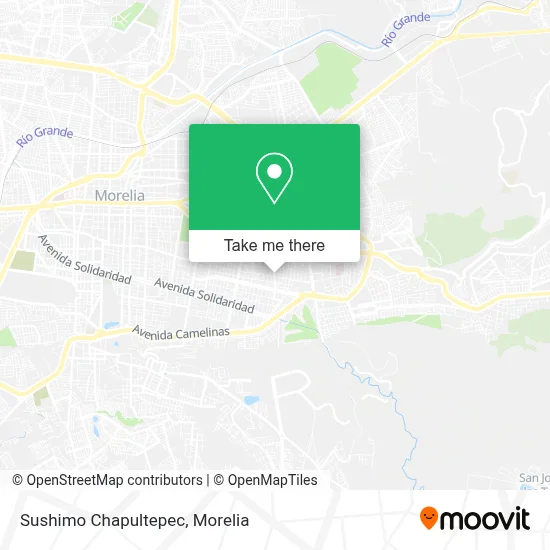 Sushimo Chapultepec map