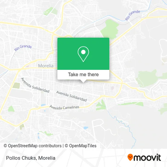 Pollos Chuks map