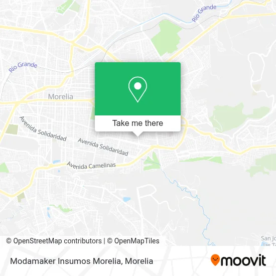 Modamaker Insumos Morelia map