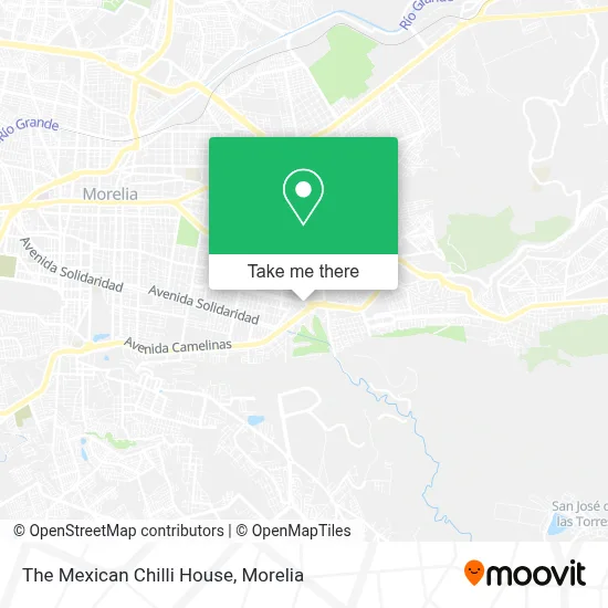 The Mexican Chilli House map