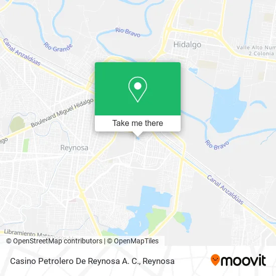 Casino Petrolero De Reynosa A. C. map