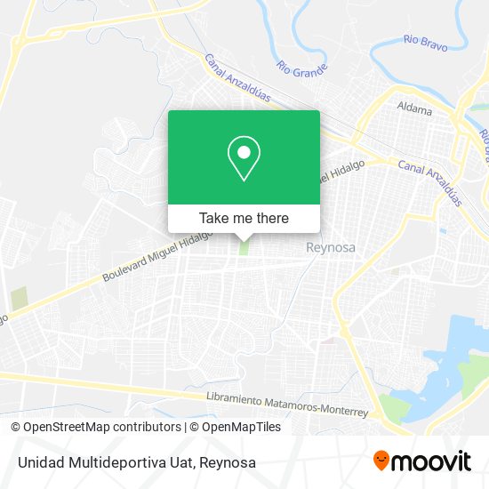 Mapa de Unidad Multideportiva Uat