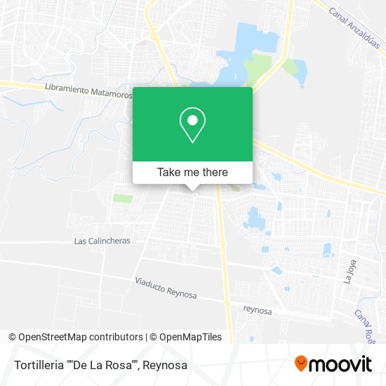 Tortilleria ""De La Rosa"" map