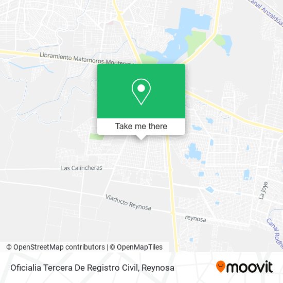 Mapa de Oficialia Tercera De Registro Civil