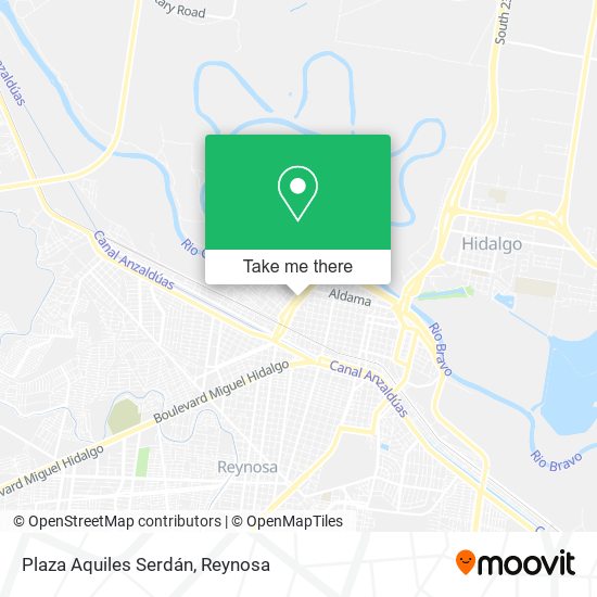 Plaza Aquiles Serdán map