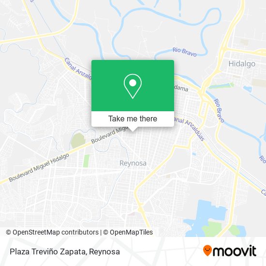 Mapa de Plaza Treviño Zapata