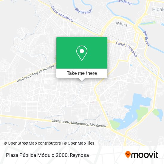 Plaza Pública Módulo 2000 map