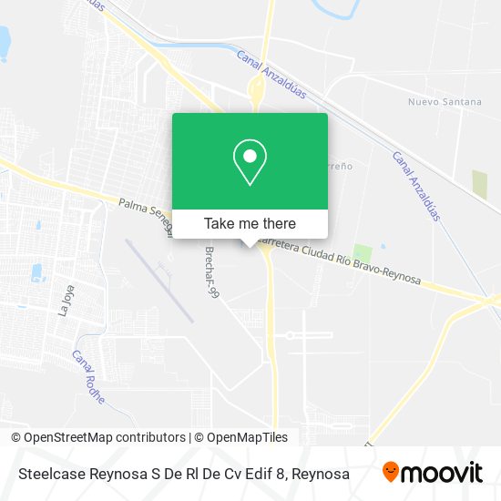 Steelcase Reynosa S De Rl De Cv Edif 8 map