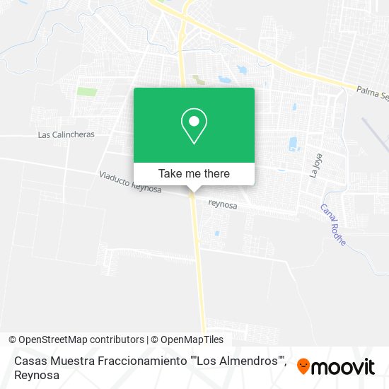 Casas Muestra Fraccionamiento ""Los Almendros"" map