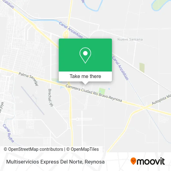 Multiservicios Express Del Norte map
