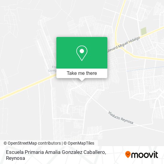Mapa de Escuela Primaria Amalia Gonzalez Caballero