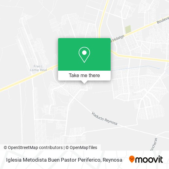 Iglesia Metodista Buen Pastor Periferico map