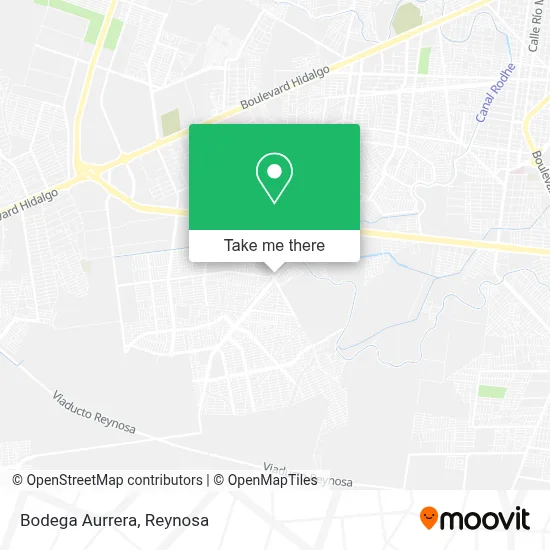Bodega Aurrera map