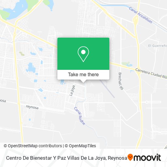 Centro De Bienestar Y Paz Villas De La Joya map
