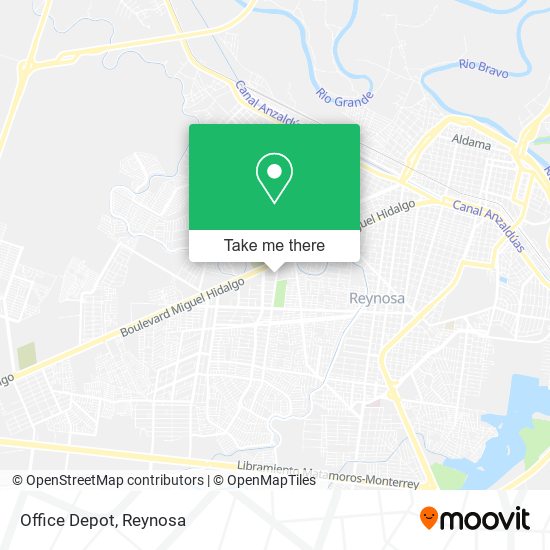 Mapa de Office Depot
