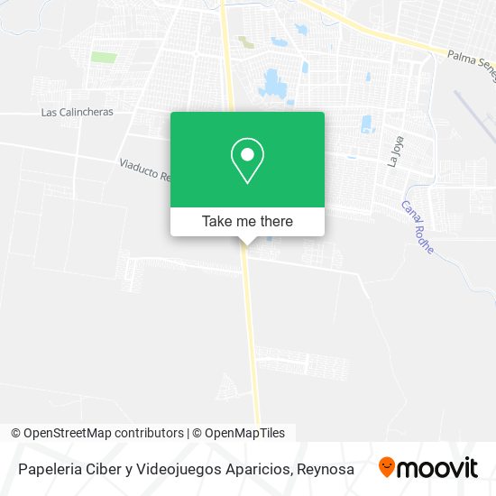 Mapa de Papeleria Ciber y Videojuegos Aparicios