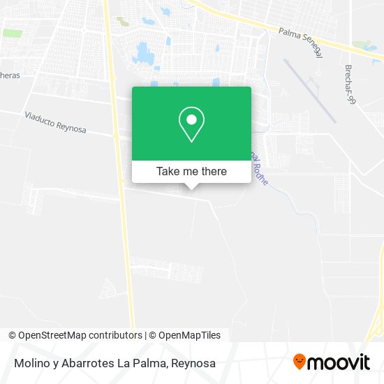 Mapa de Molino y Abarrotes La Palma