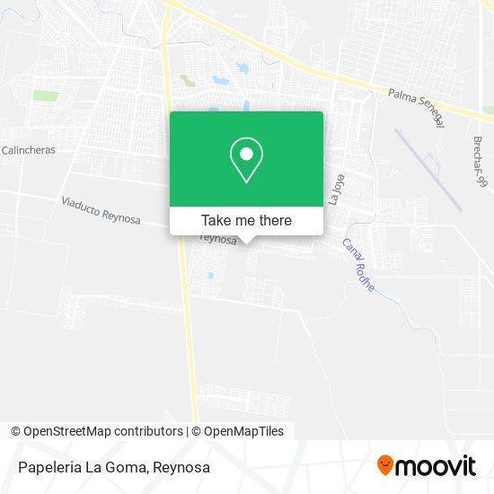 Mapa de Papeleria La Goma