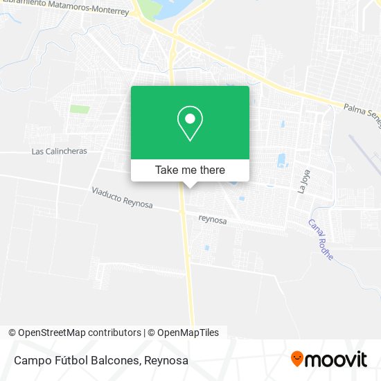 Mapa de Campo Fútbol Balcones