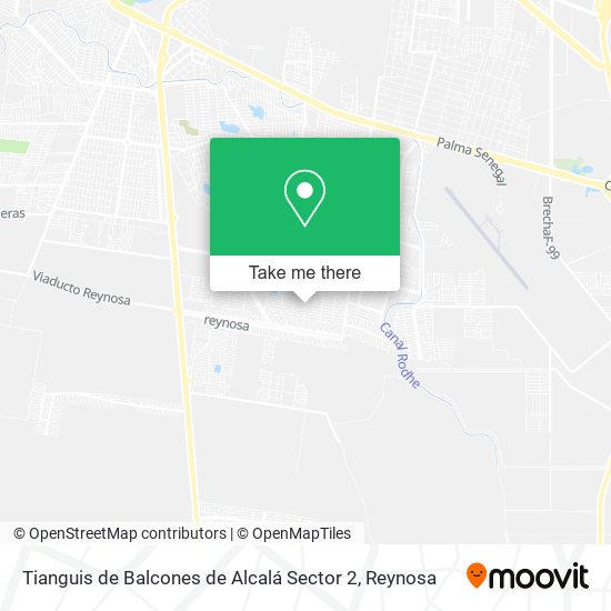 Tianguis de Balcones de Alcalá Sector 2 map