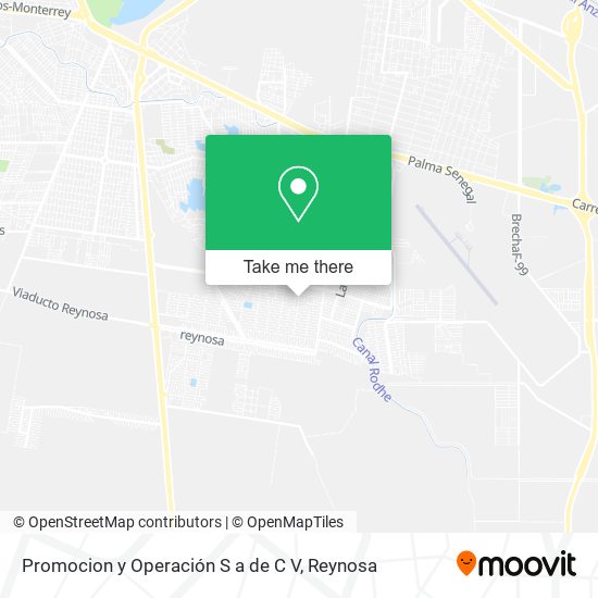 Mapa de Promocion y Operación S a de C V