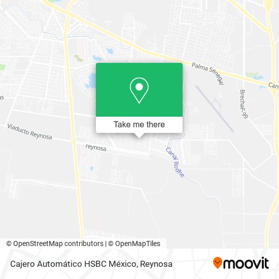 Cajero Automático HSBC México map