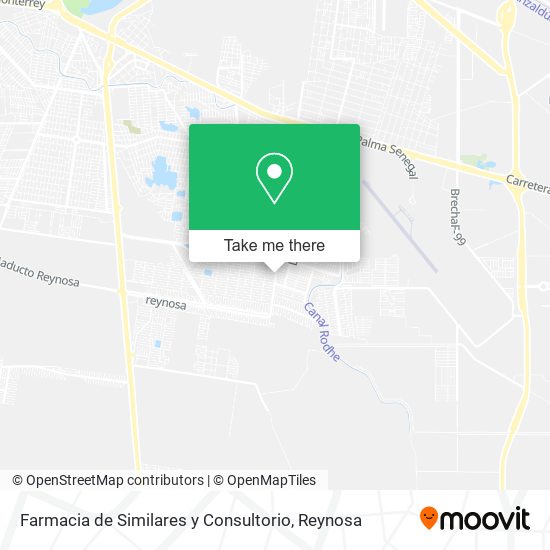 Farmacia de Similares y Consultorio map