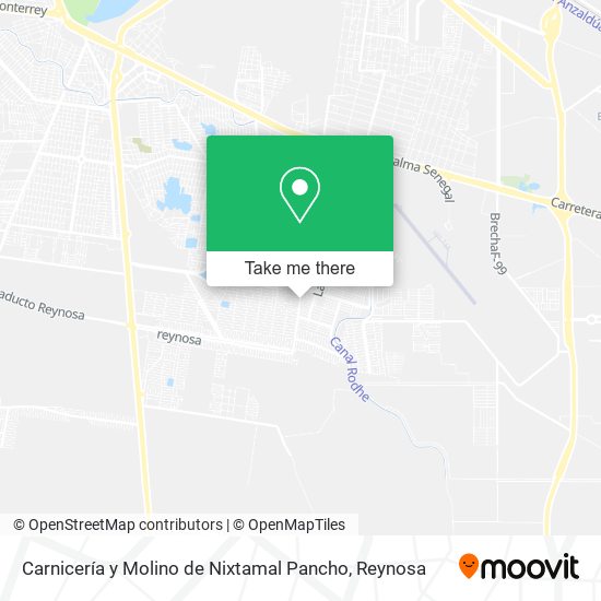 Carnicería y Molino de Nixtamal Pancho map
